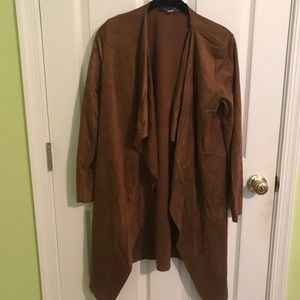Brown suede jacket